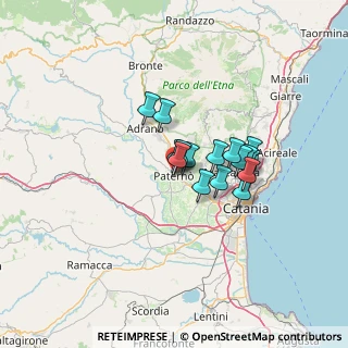 Mappa Via Cristoforo Colombo, 95047 Paternò CT, Italia (9.81438)