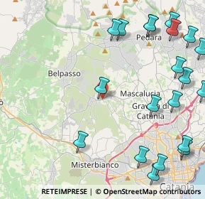 Mappa Via dei Garofani, 95030 San Pietro Clarenza CT, Italia (6.6655)