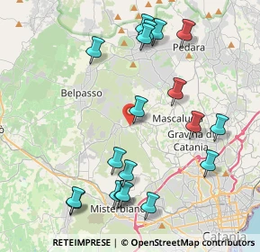 Mappa Via dei Garofani, 95030 San Pietro Clarenza CT, Italia (5.15316)