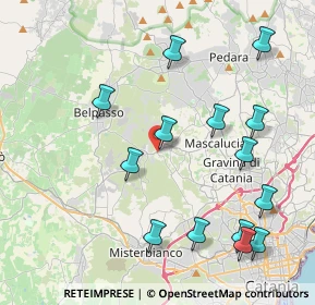 Mappa Via dei Garofani, 95030 San Pietro Clarenza CT, Italia (5.18857)