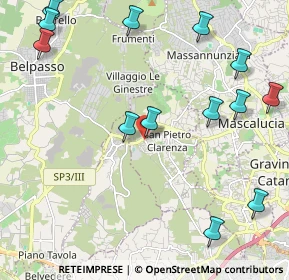 Mappa Via dei Garofani, 95030 San Pietro Clarenza CT, Italia (3.05)