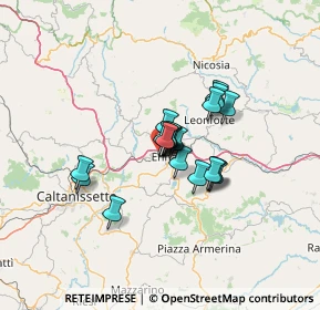 Mappa Via Longo, 94100 Enna EN, Italia (9.173)