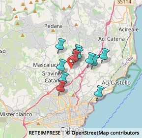 Mappa Via Bologna, 95030 Tremestieri Etneo CT, Italia (2.39273)