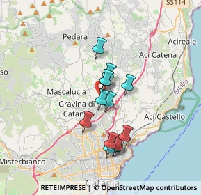 Mappa Via Bologna, 95030 Tremestieri Etneo CT, Italia (3.03154)
