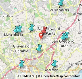 Mappa Via Bologna, 95030 Tremestieri Etneo CT, Italia (2.28364)