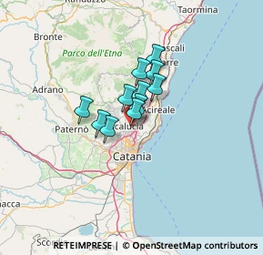 Mappa Via Bologna, 95030 Tremestieri Etneo CT, Italia (8.12182)