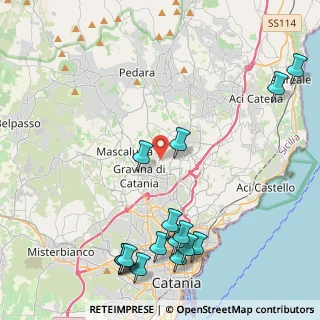 Mappa Vicolo Polifemo, 95030 Tremestieri Etneo CT, Italia (6.20125)