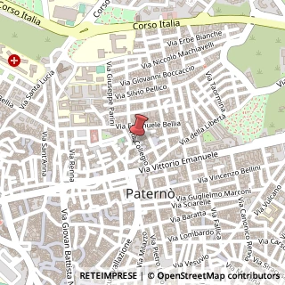 Mappa Via collegio 7, 95047 Paternò, Catania (Sicilia)