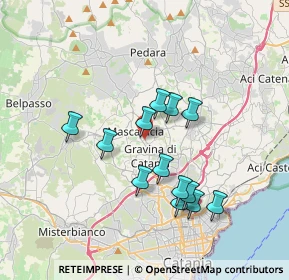 Mappa Via Pietro Mascagni, 95030 Mascalucia CT, Italia (3.56077)