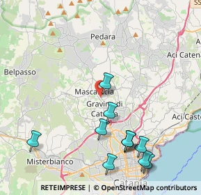 Mappa Via Pietro Mascagni, 95030 Mascalucia CT, Italia (5.28727)