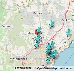 Mappa Via Pietro Mascagni, 95030 Mascalucia CT, Italia (4.966)