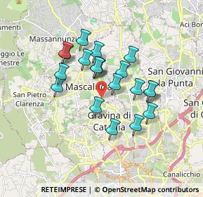 Mappa Via Pietro Mascagni, 95030 Mascalucia CT, Italia (1.6025)