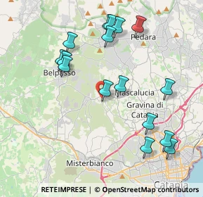 Mappa Via Grotta del Signore, 95030 San Pietro Clarenza CT, Italia (4.78938)