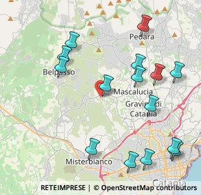 Mappa Via Grotta del Signore, 95030 San Pietro Clarenza CT, Italia (5.222)