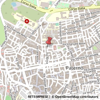 Mappa Piazza Della Regione, 10/11, 95047 Paterno, Potenza (Basilicata)