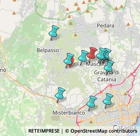 Mappa Via Giuseppe Mazzini, 95040 Camporotondo Etneo CT, Italia (3.81636)