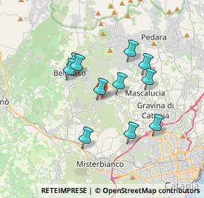 Mappa Via Giuseppe Mazzini, 95040 Camporotondo Etneo CT, Italia (3.42364)