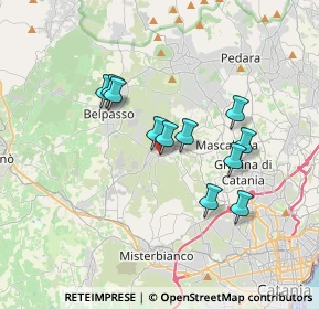 Mappa Via Giuseppe Mazzini, 95040 Camporotondo Etneo CT, Italia (3.24545)