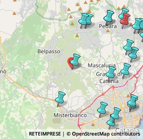 Mappa Via Giuseppe Mazzini, 95040 Camporotondo Etneo CT, Italia (6.9545)