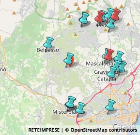 Mappa Via Giuseppe Mazzini, 95040 Camporotondo Etneo CT, Italia (5.538)