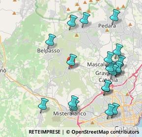 Mappa Via Giuseppe Mazzini, 95040 Camporotondo Etneo CT, Italia (5.36263)