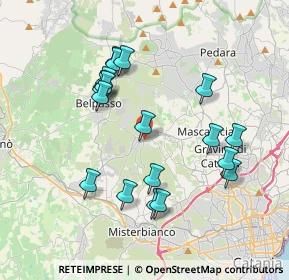 Mappa Via Giuseppe Mazzini, 95040 Camporotondo Etneo CT, Italia (4.08789)