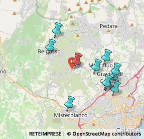 Mappa Via Giuseppe Mazzini, 95040 Camporotondo Etneo CT, Italia (4.16545)