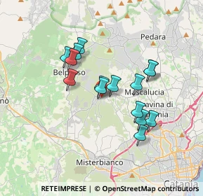 Mappa Via Giuseppe Mazzini, 95040 Camporotondo Etneo CT, Italia (3.272)