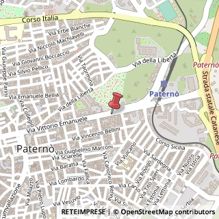 Mappa Via Vittorio Emanuele, 342, 95047 Paterno, Potenza (Basilicata)