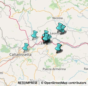 Mappa Via Alcide de Gasperi, 94100 Enna EN, Italia (8.023)