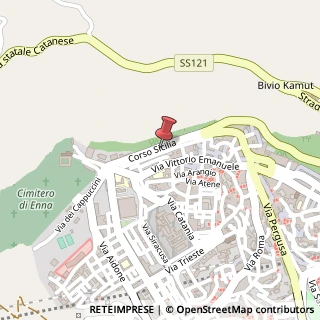 Mappa Corso Sicilia, 79, 94100 Enna, Enna (Sicilia)