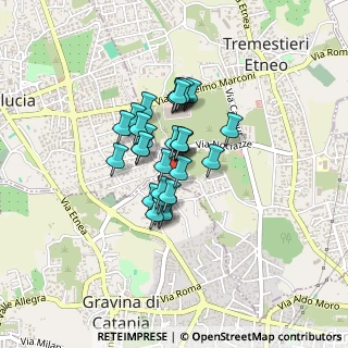 Mappa Via A. de Gasperi, 95030 Tremestieri Etneo CT, Italia (0.31)