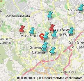 Mappa Via Santa Maria dei Monti, 95030 Tremestieri Etneo CT, Italia (1.84727)