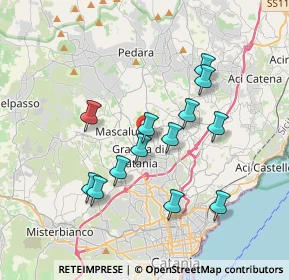 Mappa Via Santa Maria dei Monti, 95030 Tremestieri Etneo CT, Italia (3.69538)