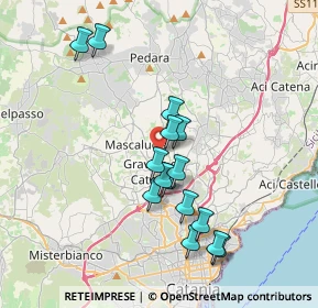 Mappa Via Santa Maria dei Monti, 95030 Tremestieri Etneo CT, Italia (3.77533)