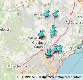 Mappa Via A. de Gasperi, 95030 Tremestieri Etneo CT, Italia (3.3325)