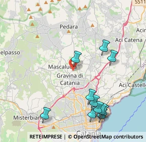 Mappa Via Santa Maria dei Monti, 95030 Tremestieri Etneo CT, Italia (5.33)