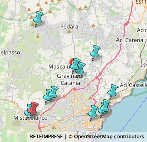 Mappa Via Santa Maria dei Monti, 95030 Tremestieri Etneo CT, Italia (5.10833)