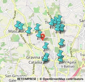 Mappa Via Santa Maria dei Monti, 95030 Tremestieri Etneo CT, Italia (0.978)
