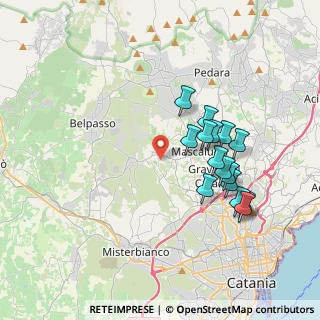 Mappa Via O. Chiarenza, 95030 San Pietro Clarenza CT, Italia (3.92667)