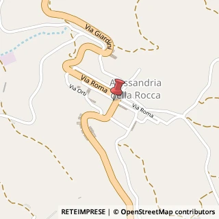 Mappa Via Umberto, 46, 92010 Alessandria della Rocca, Agrigento (Sicilia)