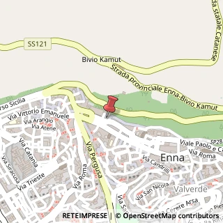 Mappa Piazza Francesco Crispi,  3, 94100 Enna, Enna (Sicilia)