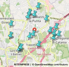Mappa Via S. Basilio, 95037 San Giovanni la punta CT, Italia (1.2015)