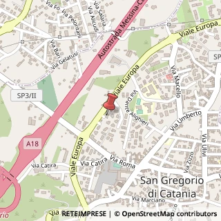 Mappa Viale Europa, 62, 95027 San Gregorio di Catania, Catania (Sicilia)