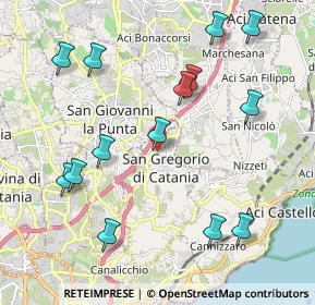 Mappa Via G. Grasso, 95027 San Gregorio di Catania CT, Italia (2.59143)