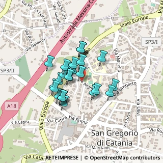 Mappa Via G. Grasso, 95027 San Gregorio di Catania CT, Italia (0.17407)
