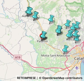 Mappa Via Paratore, 95047 Paternò CT, Italia (8.9915)