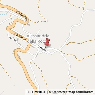 Mappa Via liberta' 70, 92010 Alessandria della Rocca, Agrigento (Sicilia)