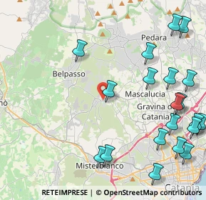 Mappa Via Giuseppe Garibaldi, 95030 San Pietro Clarenza CT, Italia (6.4205)