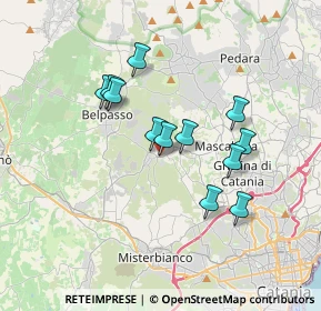 Mappa Via Giuseppe Garibaldi, 95030 San Pietro Clarenza CT, Italia (3.33417)